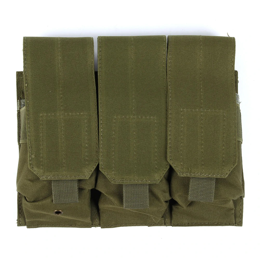 Military Triple Magazine Pouch Nylon Tactical Molle Vest Pouches