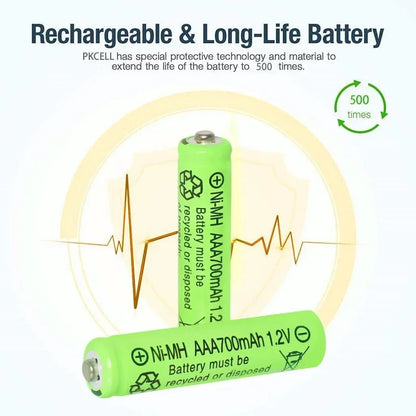 20PCS 14000mAh 1.2V Ni-MH AAA Rechargeable Batteries,