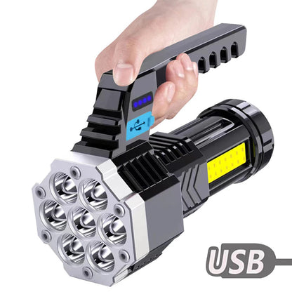 Waterproof Flashlight Multi-Function Light