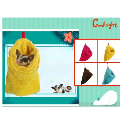 1pc Winter Warm Short Plush  Sleeping Bag Bed Small Pet