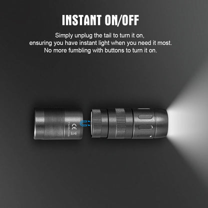 Magnetic MINIE EDC Flashlight LED and Rechargeable