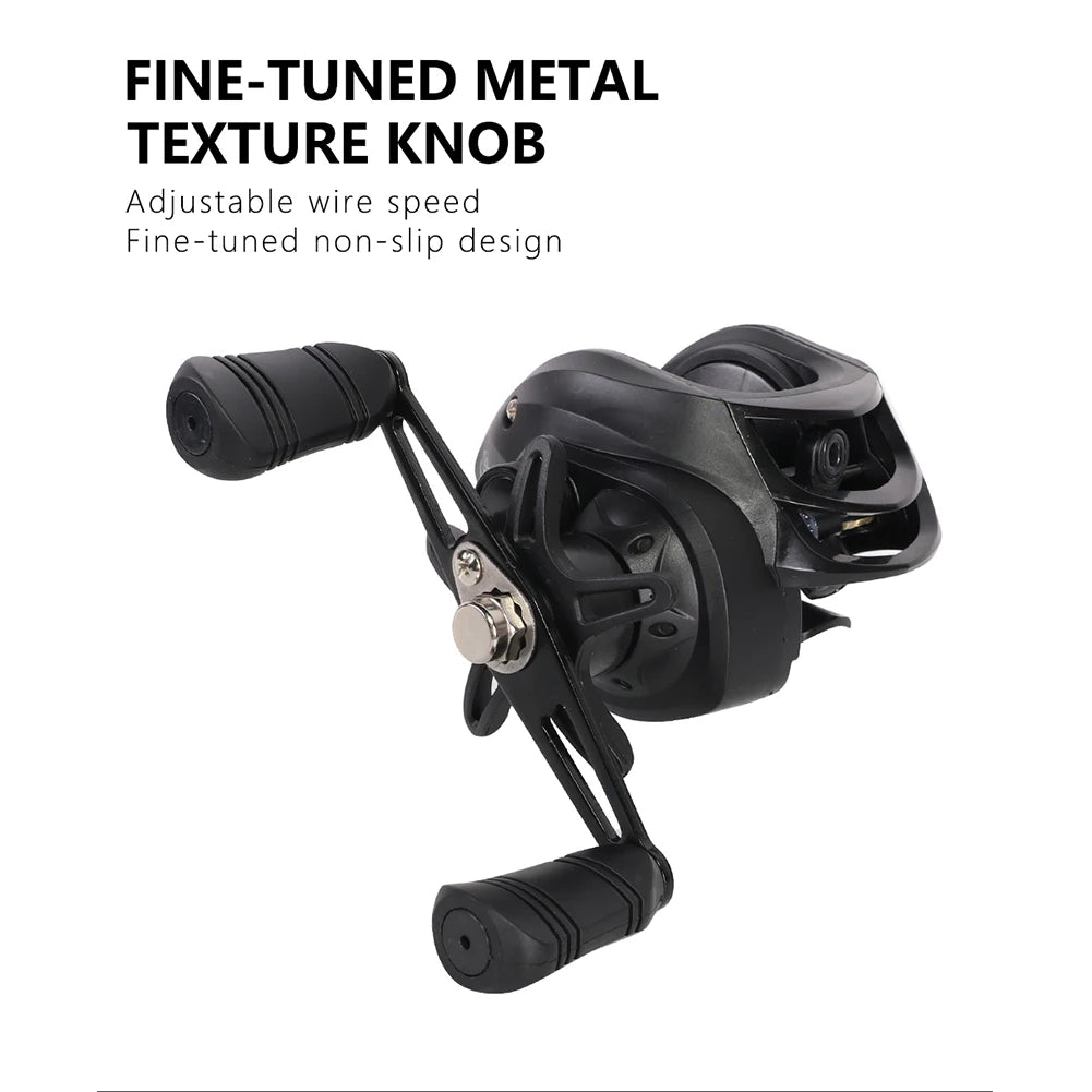 High Performance Baitcasting Reel 72 to 1 Gear Ratio