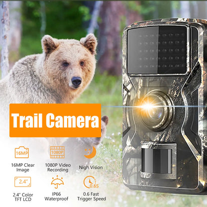 1080P  Infrared Night Vision Mobile Monitoring  Waterproof Trail Camera