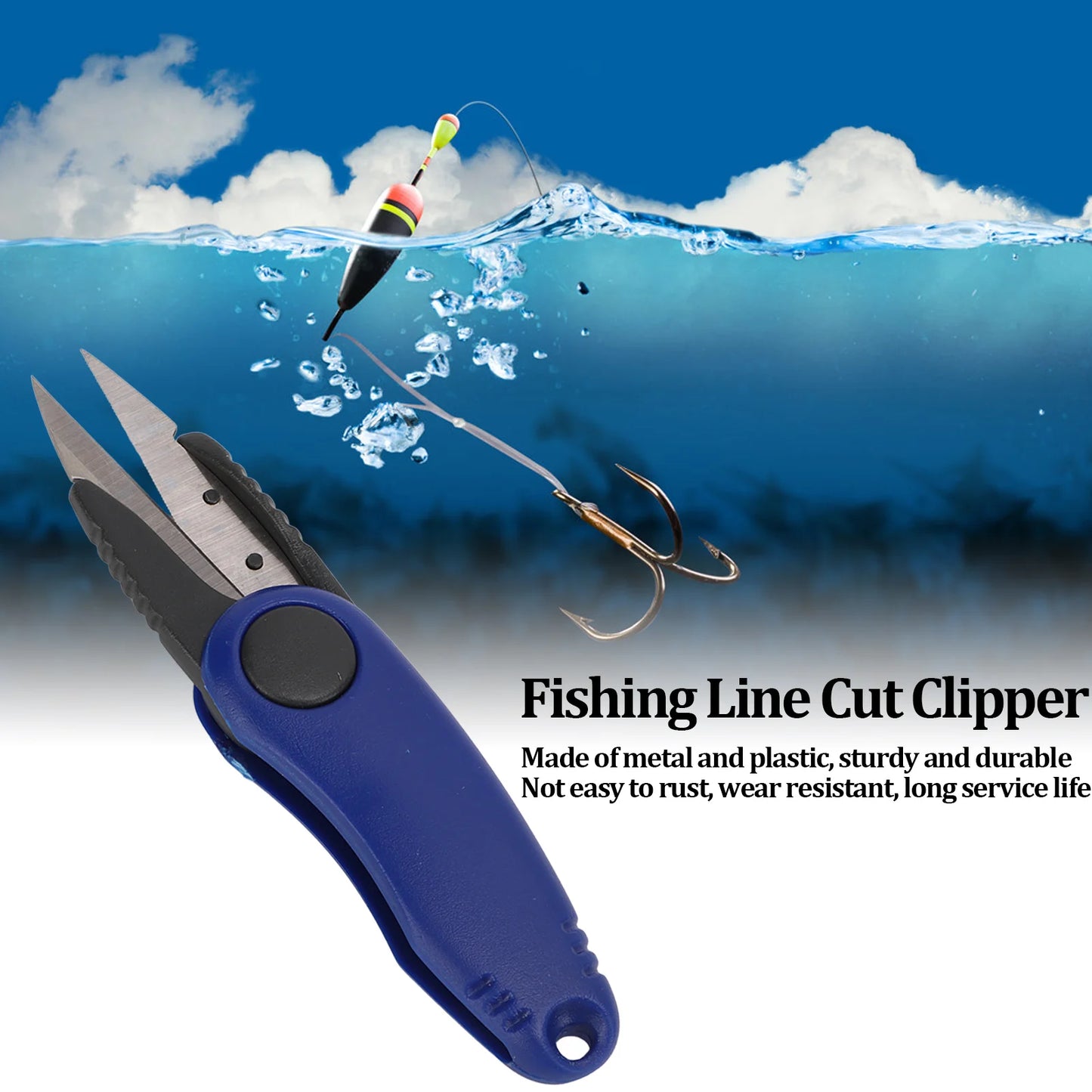 Shrimp Shaped Fishing Line Scissor Fishing Tackle