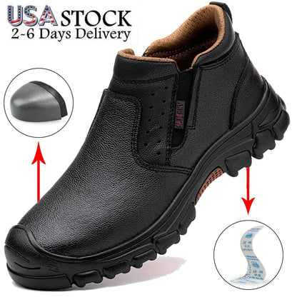 Mens  Boots Composite Toe Metatarsal Guard Puncture-Proof