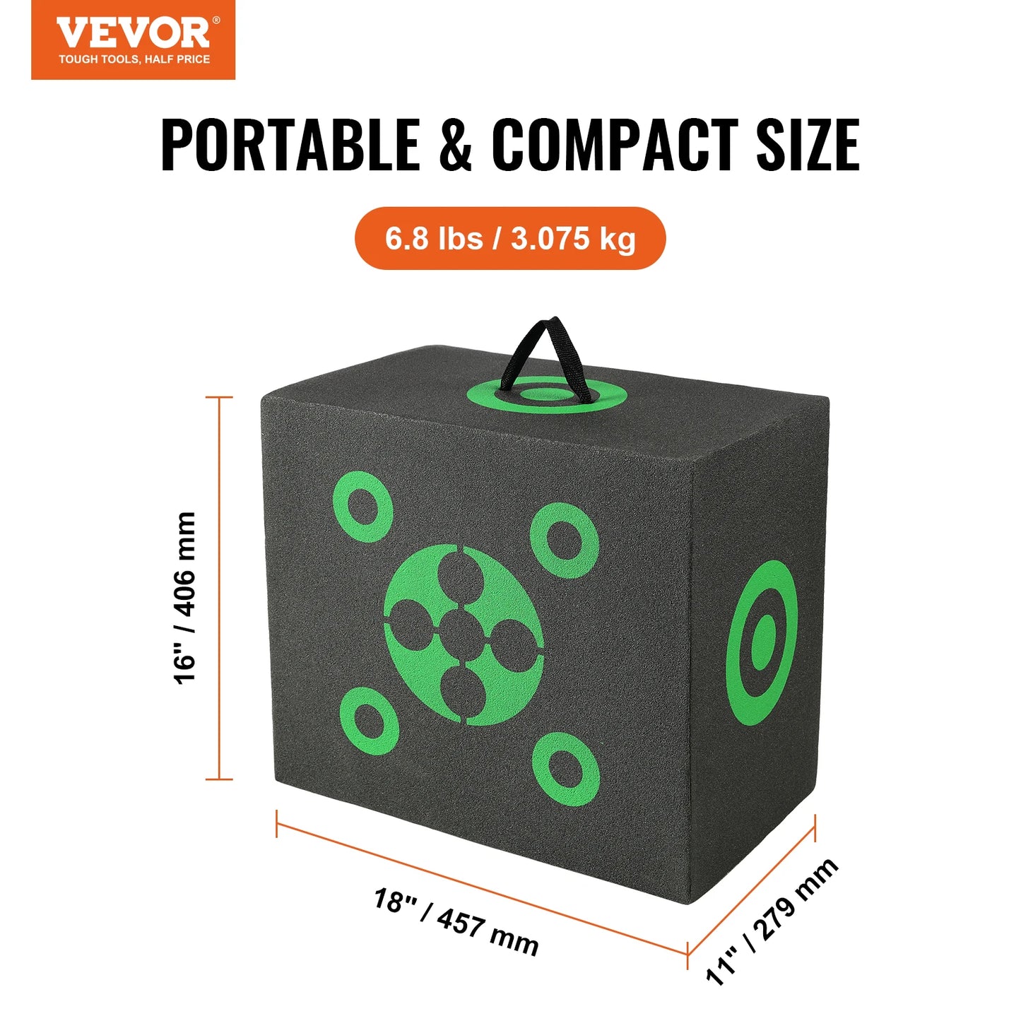 16"x18"All-side Shooting Archery Target  with Carry Handle