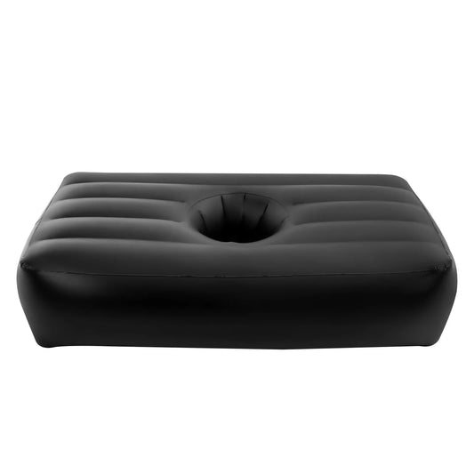 Inflatable Mattress PVC Air Bed For Beach Trips, Camping, Traveling, Hiking