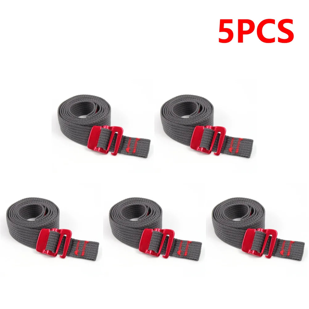 3-10PCS 1.5M Cord Tape Nylon Rope with Quick Release Hook