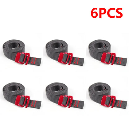 3-10PCS 1.5M Cord Tape Nylon Rope with Quick Release Hook