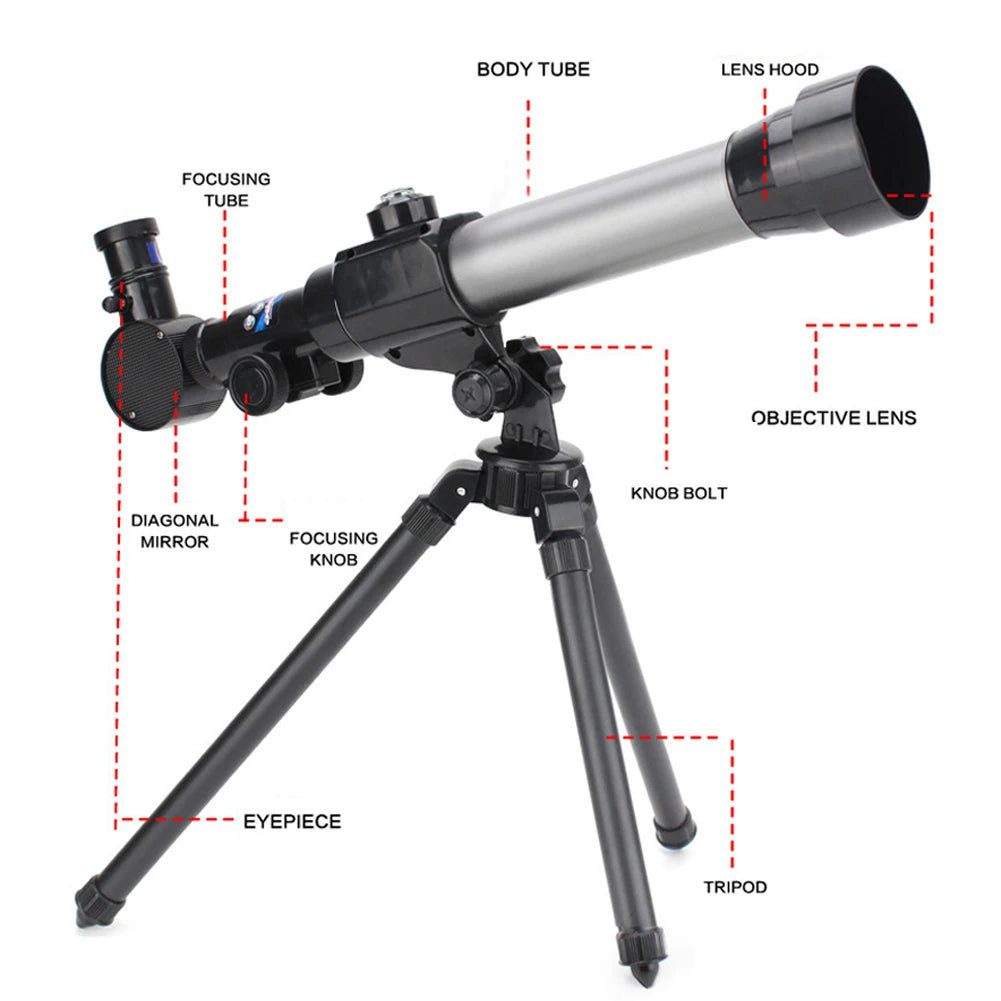 Professional Student Telescope Educational Astronomical Refractor Monocular