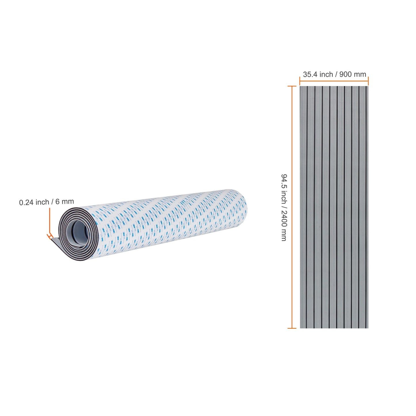 Boat Flooring Foam Boat Decking Non-Slip Self-Adhesive Flooring