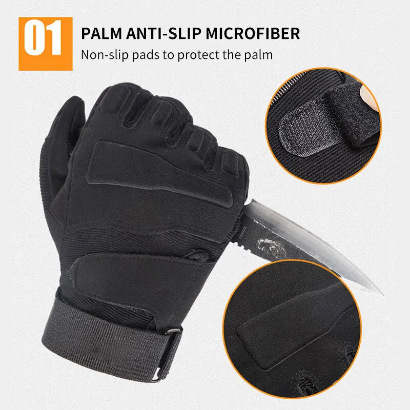Tactical Touch Screen Breathable Lightweight Gloves