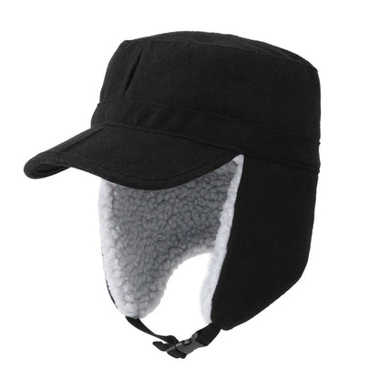 Winter Warm Earflap Fleece Hat with Visor for  Hunting  for Men and  Women