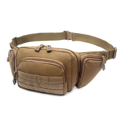 Tactical Concealed Carry Holster Fanny Pack Waist Conceal Hidden Pistol Handgun Gun Bag Hiking Mobile Phone Belt Pack Combat Bag
