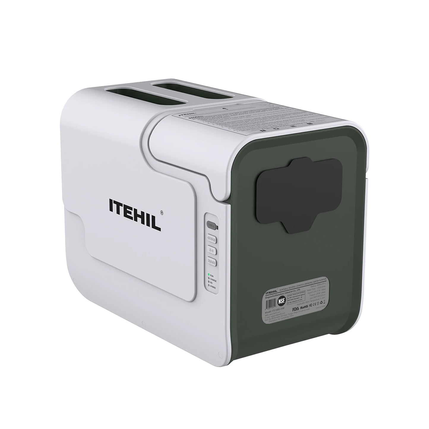 Portable Water Filter with Hybrid and RO Filter, Water Purifier System