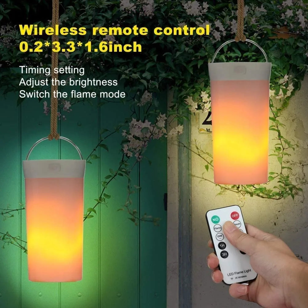 LED Flame Light USB Rechargeable Flameless Candles