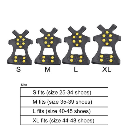 10 Teeth Ice Climbing Anti-Slip  Shoe Spikes