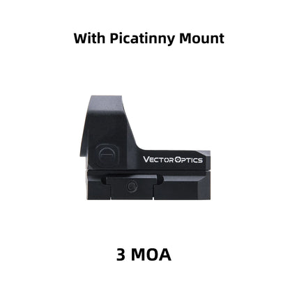 Vector Optics Frenzy-X 1x20x28 Red Dot Scope 3MOA Pistol Sight  For Glock 9mm AR AK 5.56 7.62 .308win