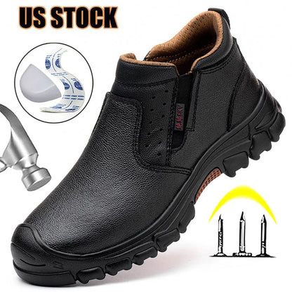 Mens  Boots Composite Toe Metatarsal Guard Puncture-Proof