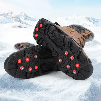 9 Teeth Climbing Crampons Anti-Slip Mountaineering Cleats Unisex Snow Claw