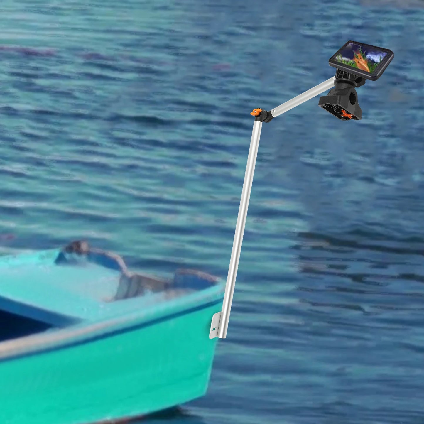 360° Rotatable, Universal Fishfinder Mount Clamp