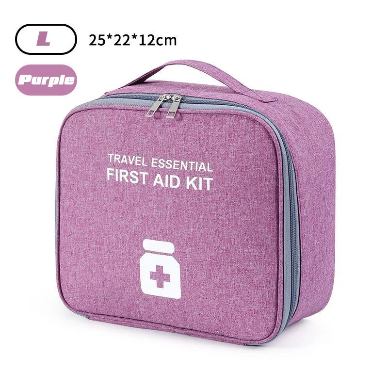 Home First Aid Kit Large Capacity Empty Medicine Storage Bag