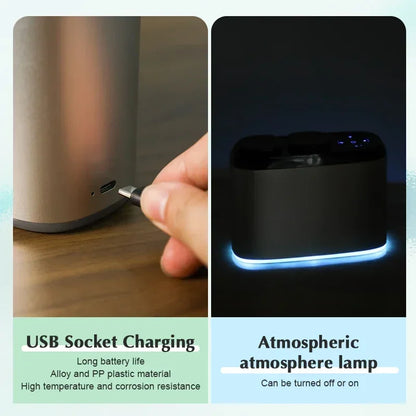 100m³ USB Charge Home Aroma Diffuser Air Freshener Double Nozzle Set