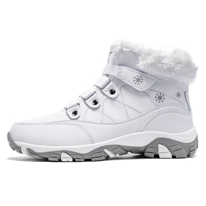 Womens Winter Boots Warm Fur Lined  Outdoor Hiking Boots