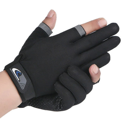 Winter Fishing Gloves 2 Cut Fingers Fishing Wear