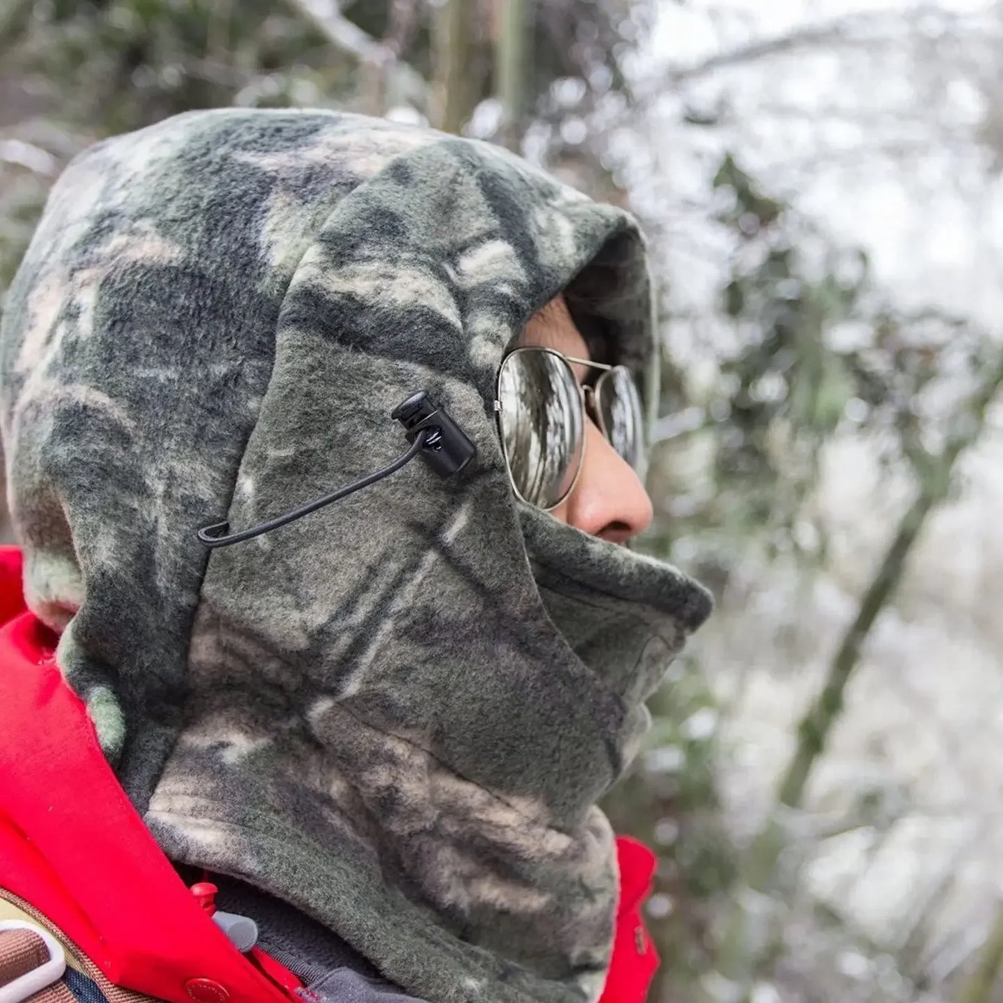 Thermal Fleece Ski Mask Neck Warmer Hoods