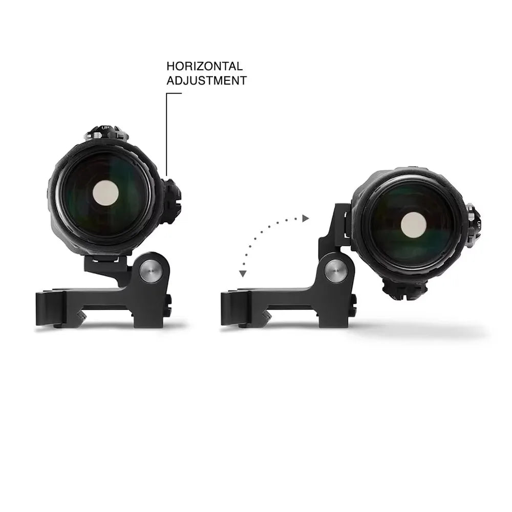 G33 G43 G45 Sight Fixed 3X 5X Magnifier Scope With Switch to Side Quick Detachable QD Mount For Airsoft Hunting