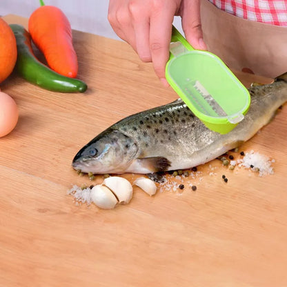 fish skin scale scraping brush