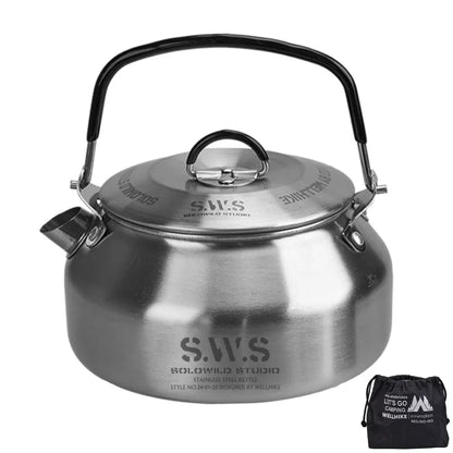 0.8L coffee pot Camping Kettle with Handle