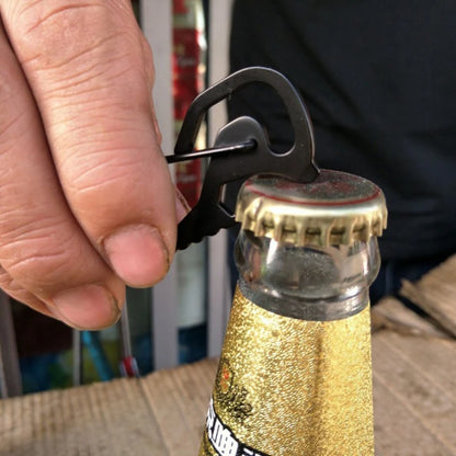 Multifunctional Screwdriver Carabiner Cap Lifter Hex Driver Bottle Opener