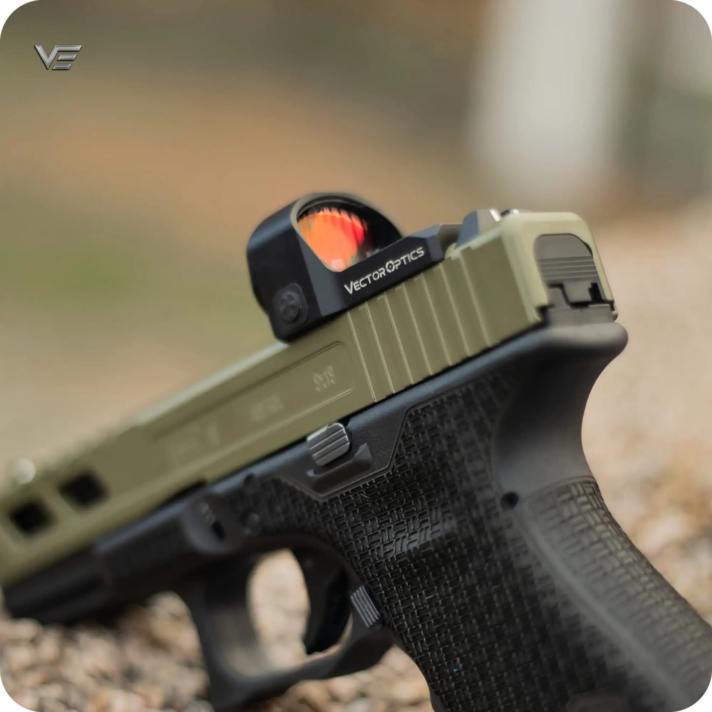 Vector Optics Frenzy-X 1x20x28 Red Dot Scope 3MOA Pistol Sight  For Glock 9mm AR AK 5.56 7.62 .308win