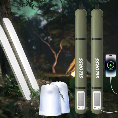 Folding  Solar  Lantern 2000mAh   Waterproof 3 Warm Lights for Hiking Camping Fish USB-Type C