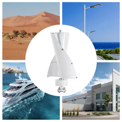 100W Vertical Axis Wind Turbine Generator