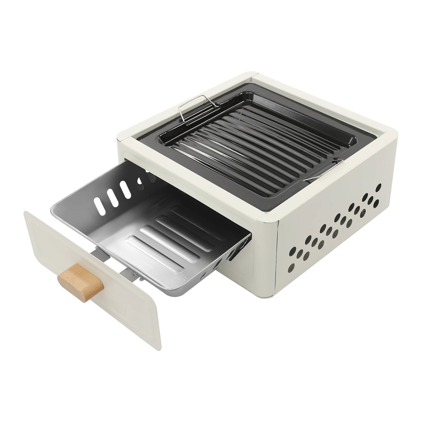 31*31*13.5cm Square Tabletop Barbecue Stove, For Camping