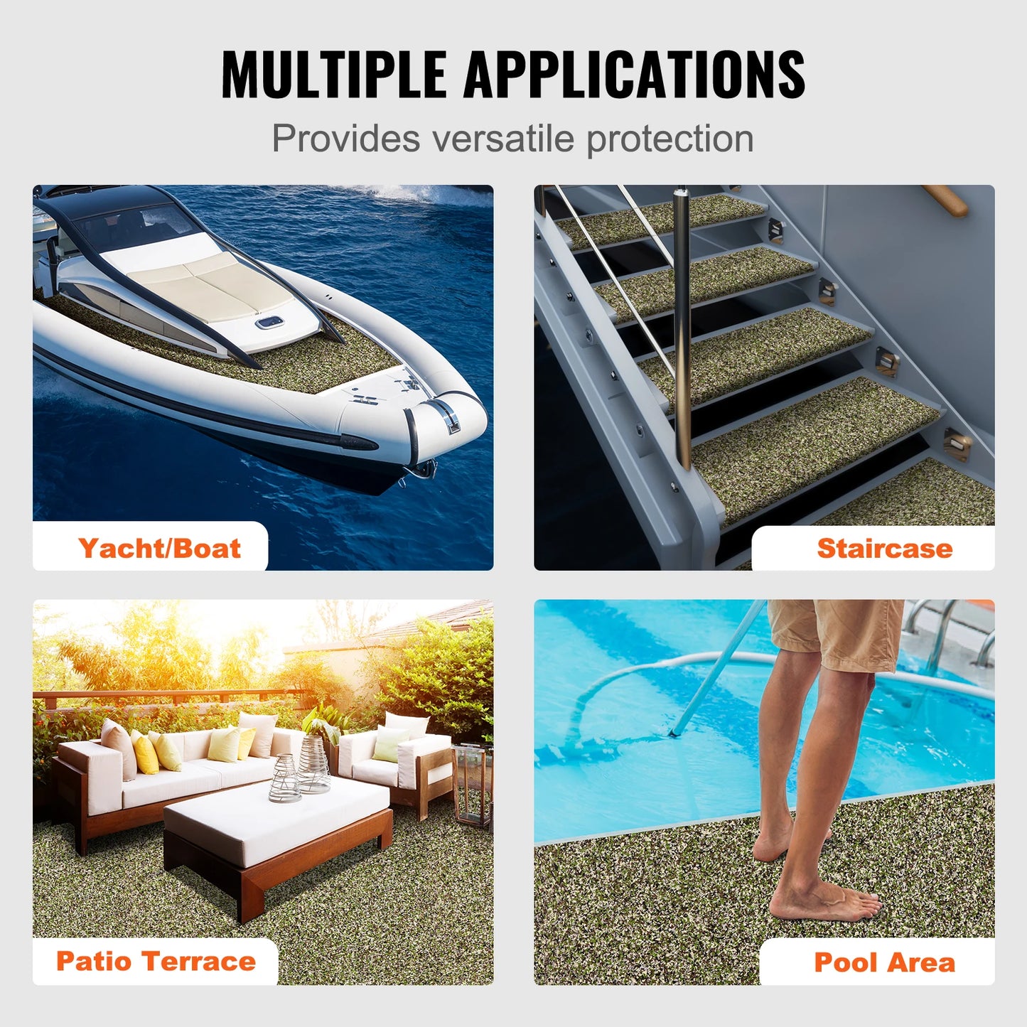 Boat Flooring Foam Boat Decking Non-Slip Self-Adhesive Flooring