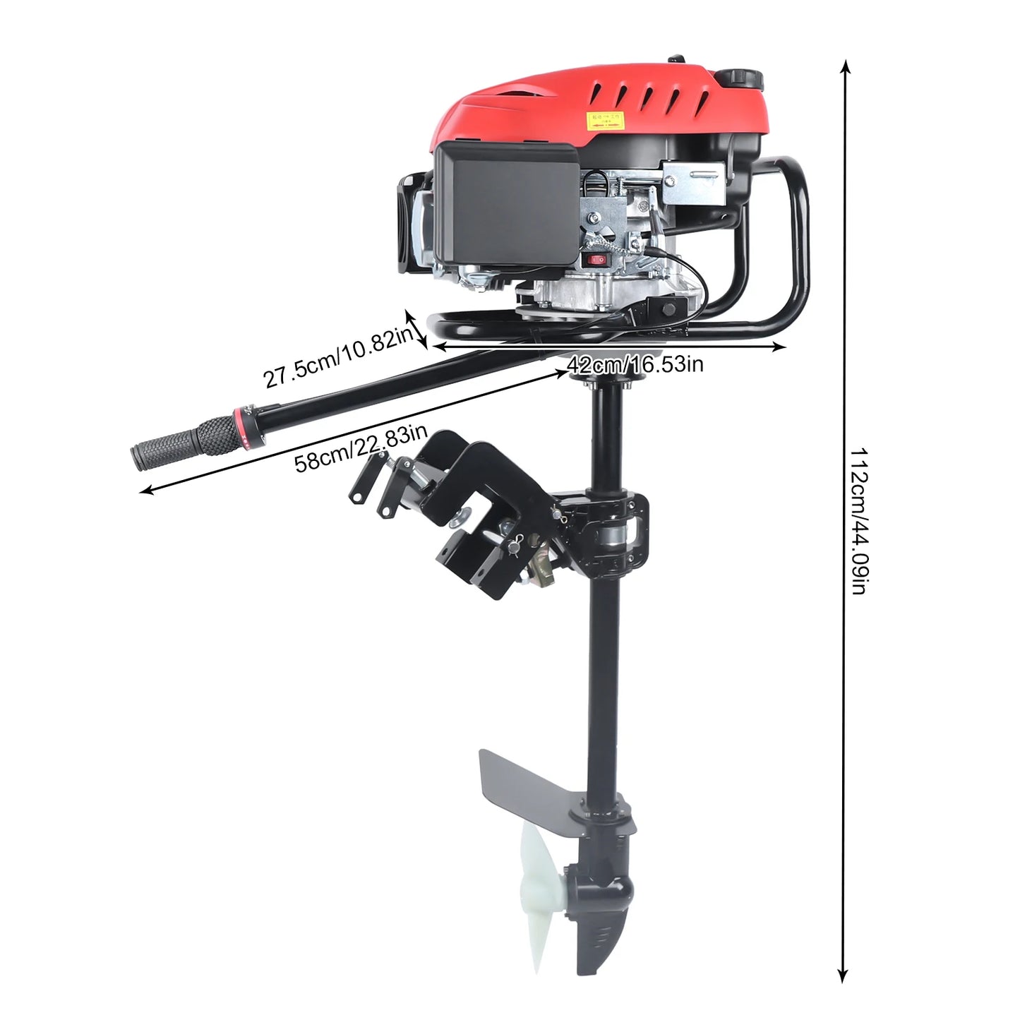 4 Stroke Outboard Motor Boat Engine with Air-Cooling System