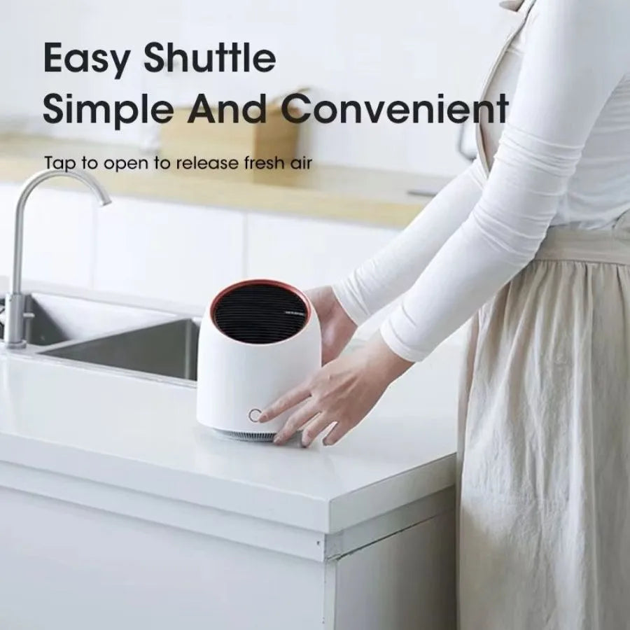 Mini Air Purifiers Portable Desktop Air Freshener HEPA Filter Air Cleaner USB Rechargeble