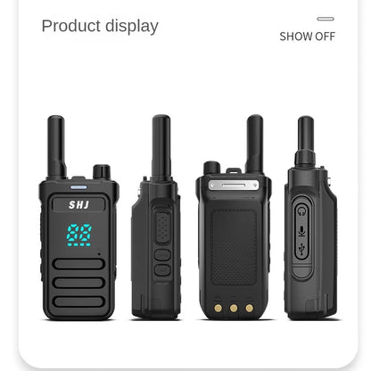 Long Range Walkie Talkie  with Earpiece Mic Rechargeable 2-Way Radios