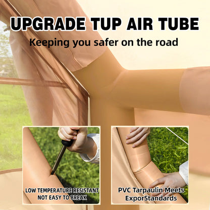 Inflatable Tent with Pump, Waterproof , Easy Setup with Mesh Windows