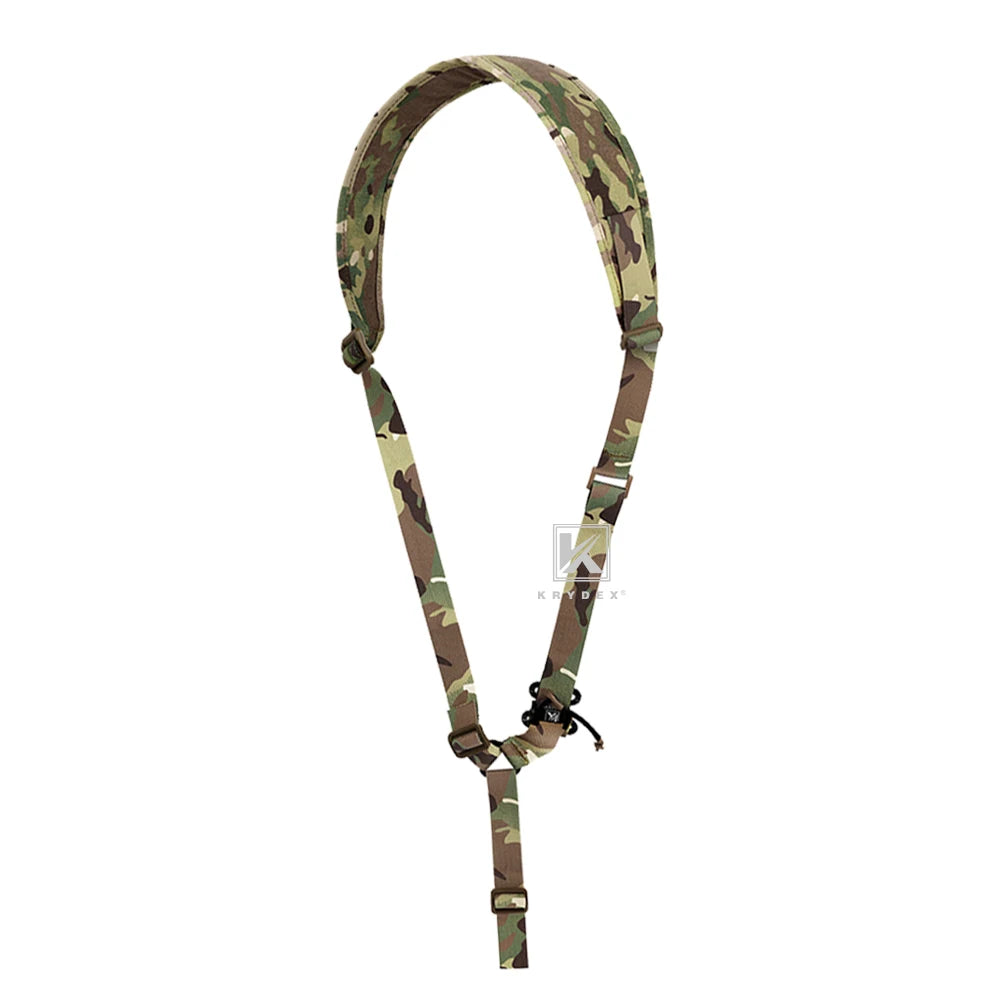 KRYDEX Tactical Single 1 Point Rifle padded Sling  For Hunting