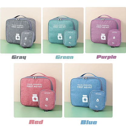 Home First Aid Kit Large Capacity Empty Medicine Storage Bag