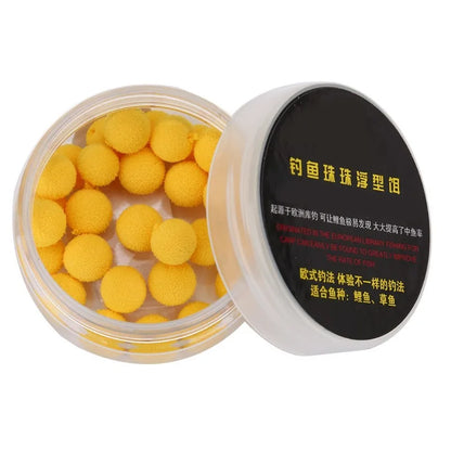 30Pcs/Lot Carp Fishing Foam Pop Up Soft Pellet Bait / Floating Lure (Yellow 10mm)