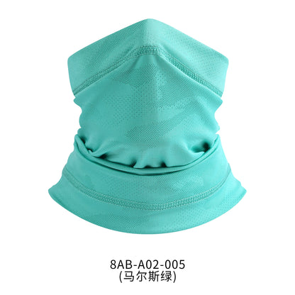 Cooling Neck Gaiter Summer Face Cover  UV Protection
