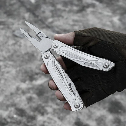 14-in-1 Multi-Tool Pliers, Stainless Steel Compact Survival Gear