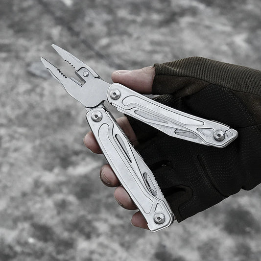 14-in-1 Multi-Tool Pliers, Stainless Steel Compact Survival Gear