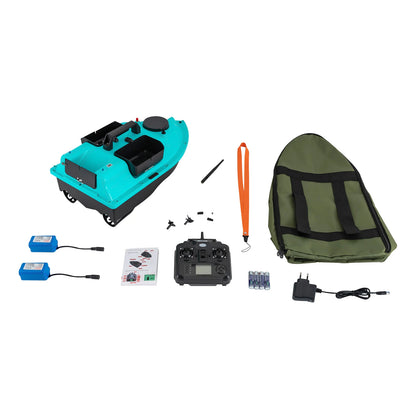 Rechargeable GPS Fishing Bait Boat with 2 Batteries 16 Positioning Points